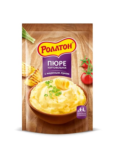 Картофельное пюре б/п РОЛЛТОН жареный лук д/пак 240г