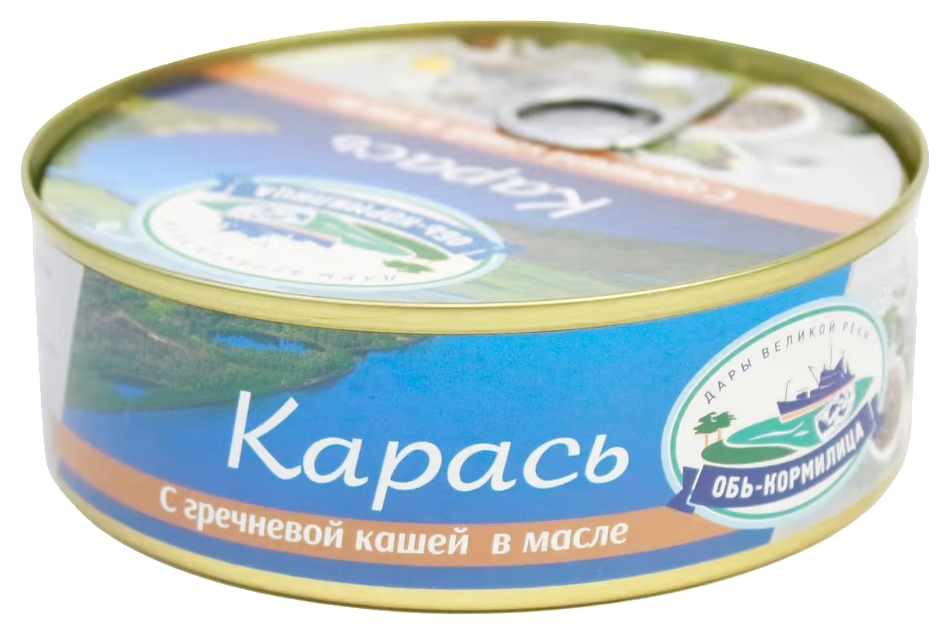 Карась САНТА МАРИЯ с гречкой в масле ж/б 230г