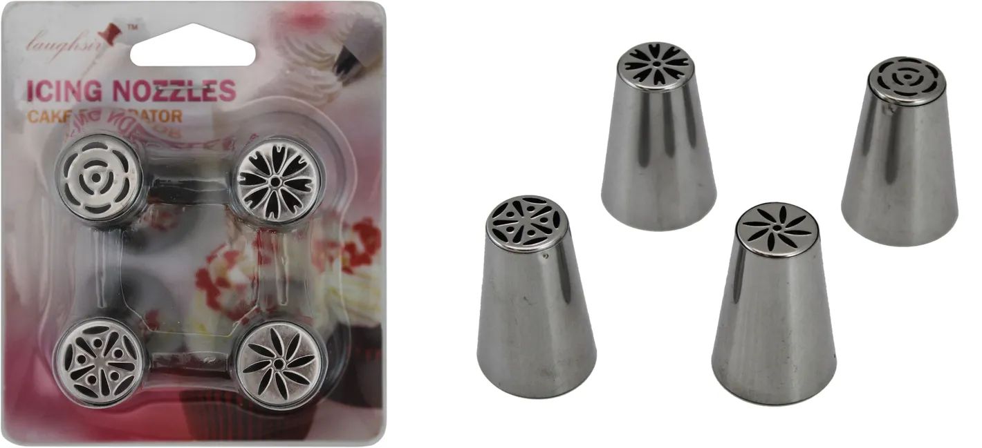 Насадки для мешка кондитерского 4шт