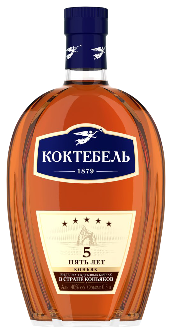 Коньяк КОКТЕБЕЛЬ 5 лет 40% ст/б 0.5л