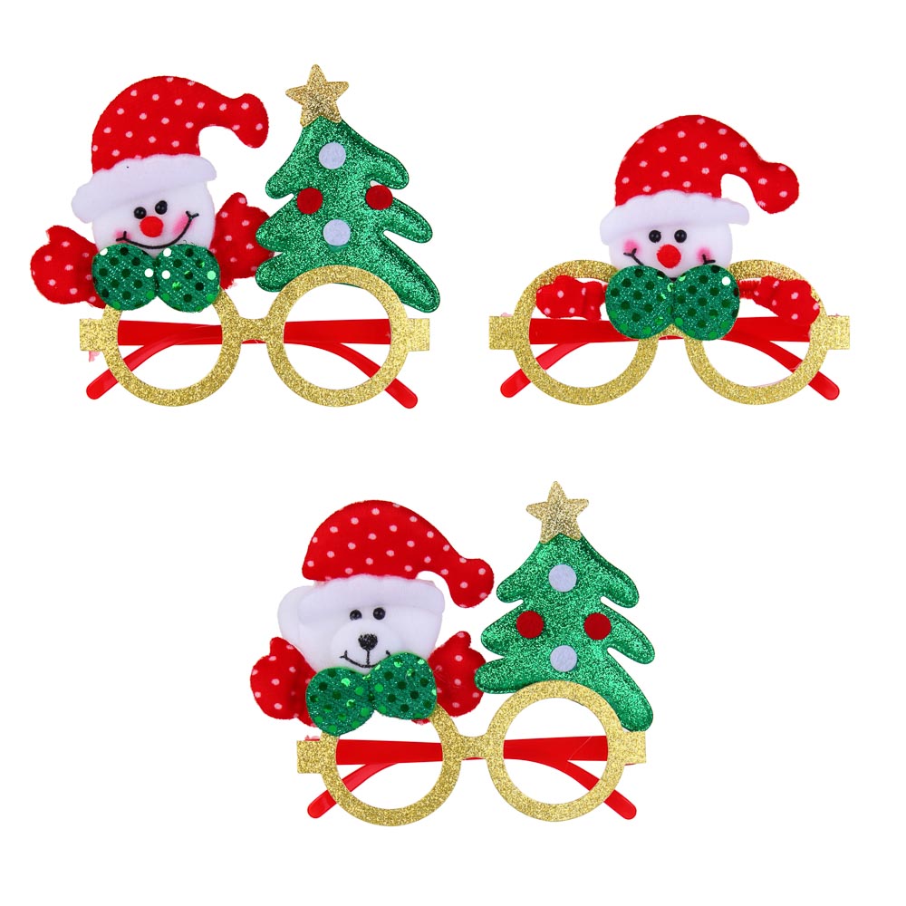Очки новогодние СНОУ БУМ в ассортименте арт.391-008
