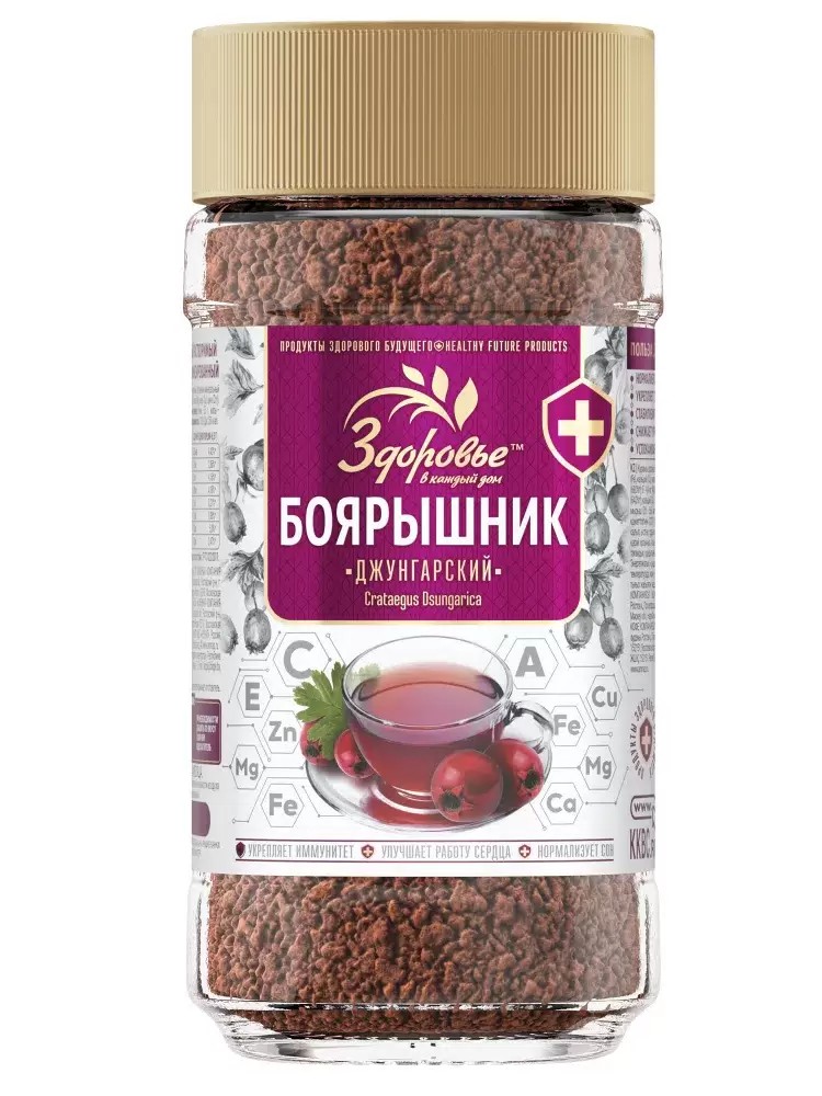 Боярышник ЗДОРОВЬЕ растворимый ст/б 90г