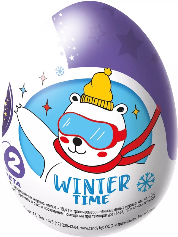 Яйцо КОНФИТРЕЙД Шоки Токи Винтер Тайм 20г