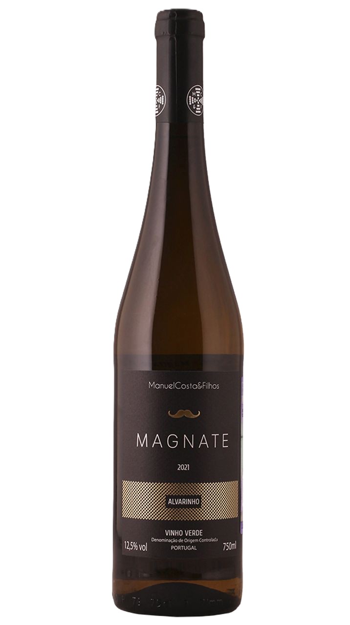 Вино МАГНАТ АЛЬВАРИНЬО белое п/сух 12.5% ст/б 0.75л