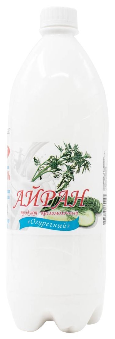Кисломолочный напиток КРИСТАЛЛ Айран огуречный бзмж 1% пл/б 1л