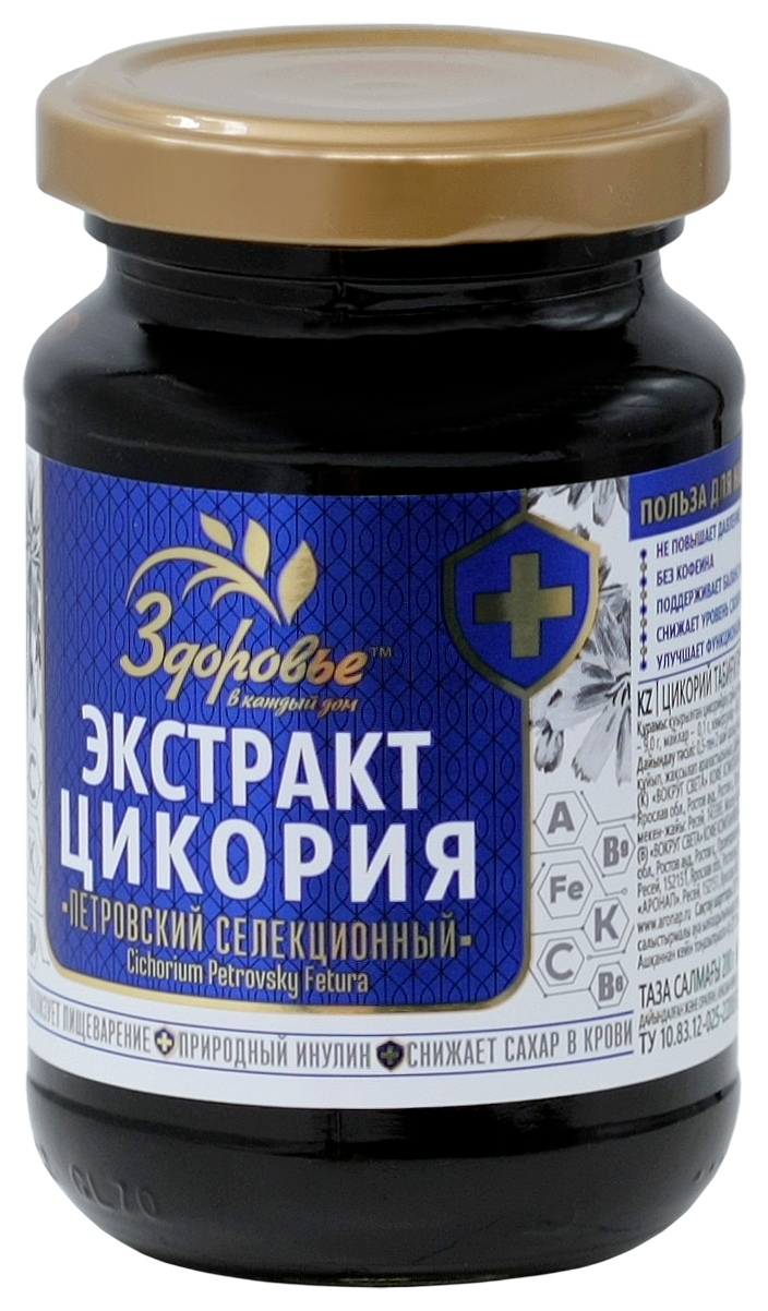 Цикорий ЗДОРОВЬЕ жидкий экстракт растворимый ст/б 200г
