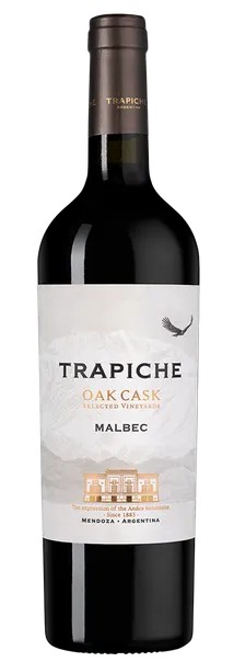 Вино ТРАПИЧЕ Оук Каск Мальбек красное сух 13.5% ст/б 0.75л