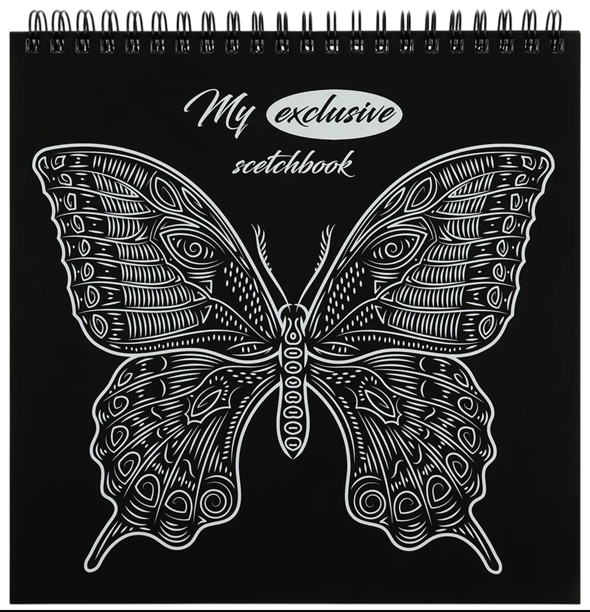 Скетчбук ПРОФ-ПРЕСС Бабочка 48л арт.120-8338