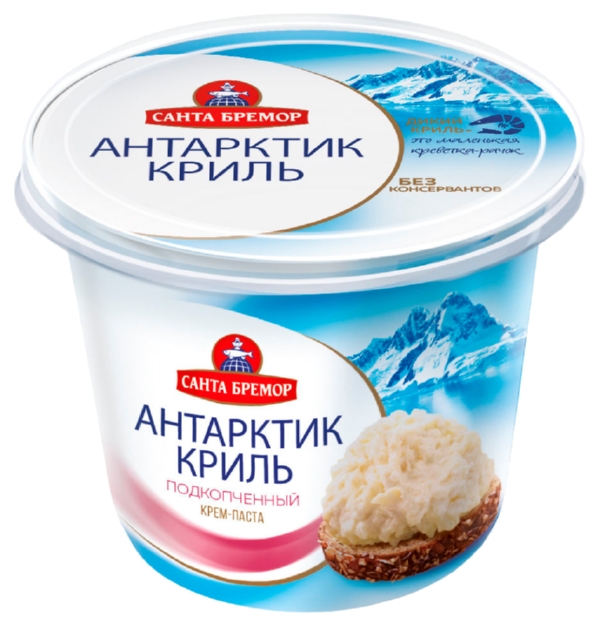 Паста САНТА БРЕМОР Антарктик-криль подкопченная 150г