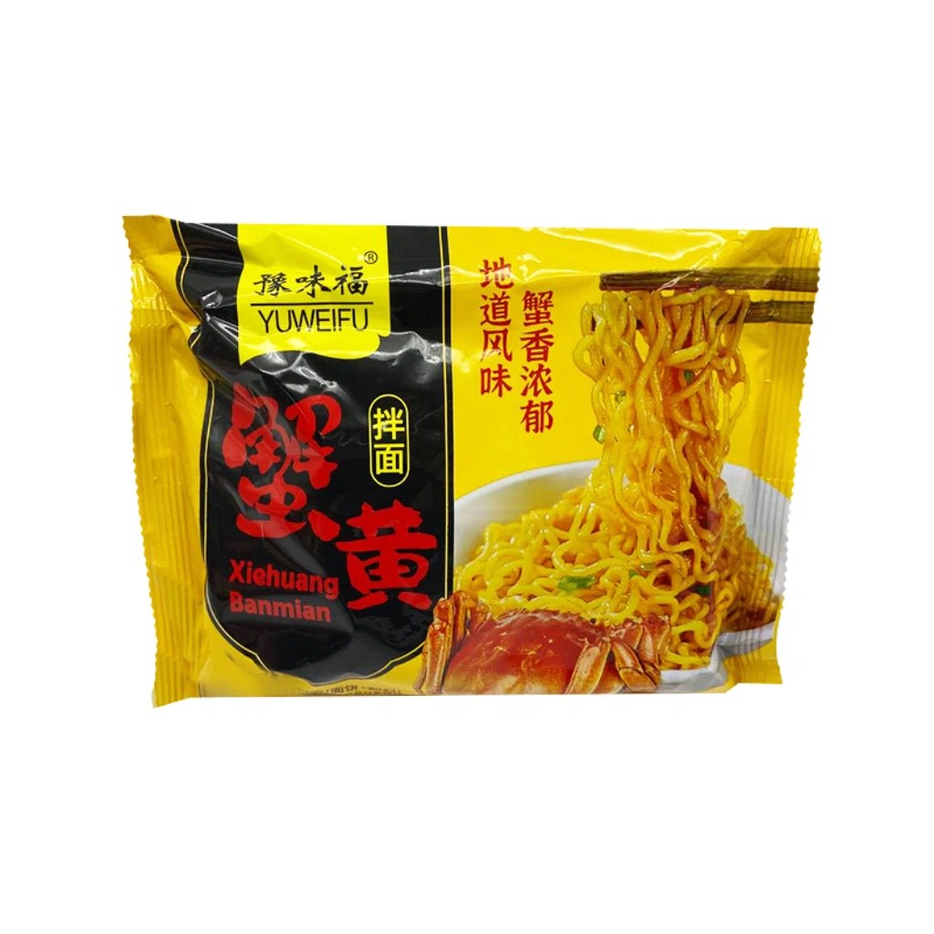 Лапша б/п ЮЙ ВЭЙ ФУ жареная со вкусом краба м/у 102г