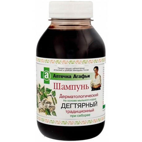 Шампунь АПТЕЧКА АГАФЬИ Дегтярный традиционный 300мл