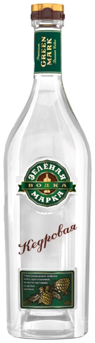 Водка ЗЕЛЕНАЯ МАРКА Кедровая 40% 0.7л