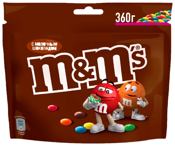 Драже М&M с шоколадом 360г