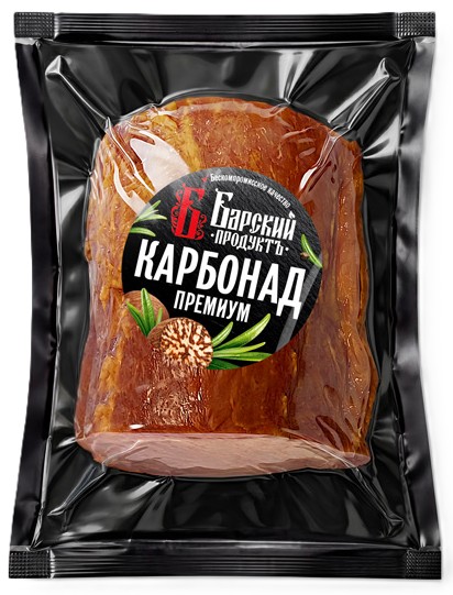 Карбонад БАРСКИЙ ПРОДУКТЪ Премиум в/к в/у