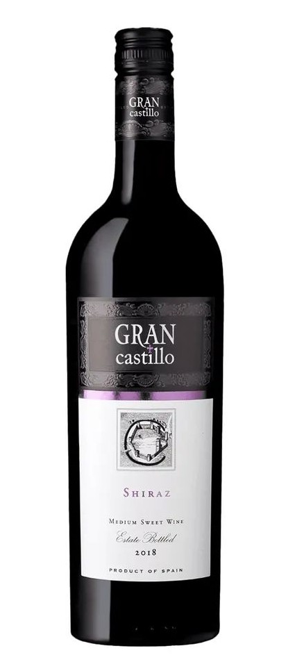 Вино ГРАН КАСТИЛЬО Шираз красное п/сл 12% ст/б 0.75л