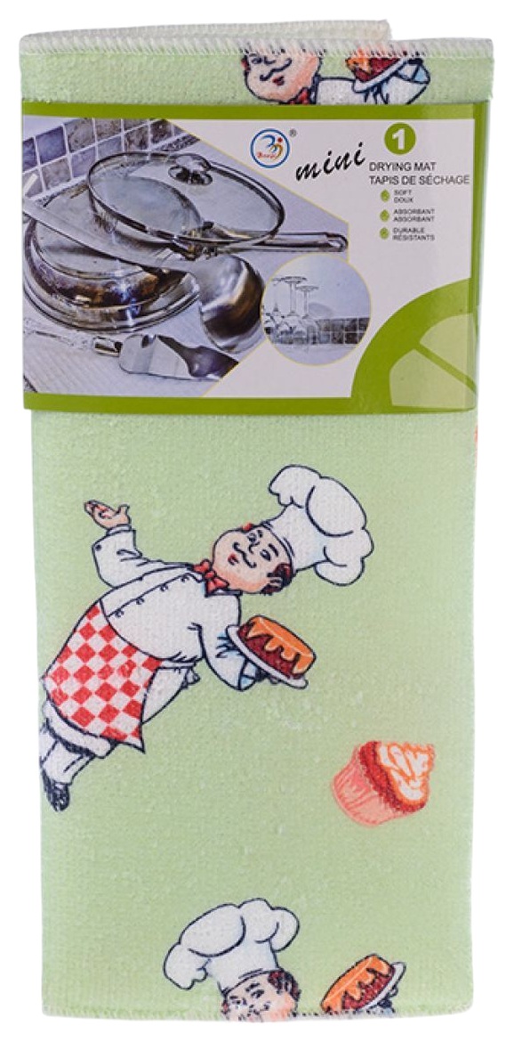 Салфетка для сушки посуды микрофибра 30*38см арт.524522