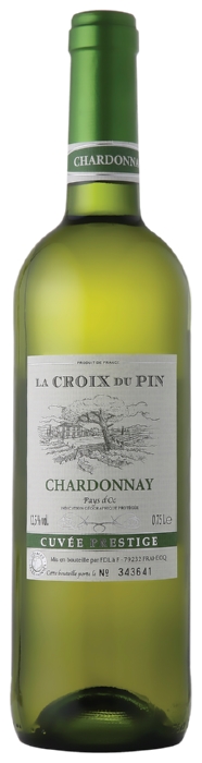 Вино ЛЯ КРУА дю ПЭН Шардоне белое сух 12.5% 0.75л