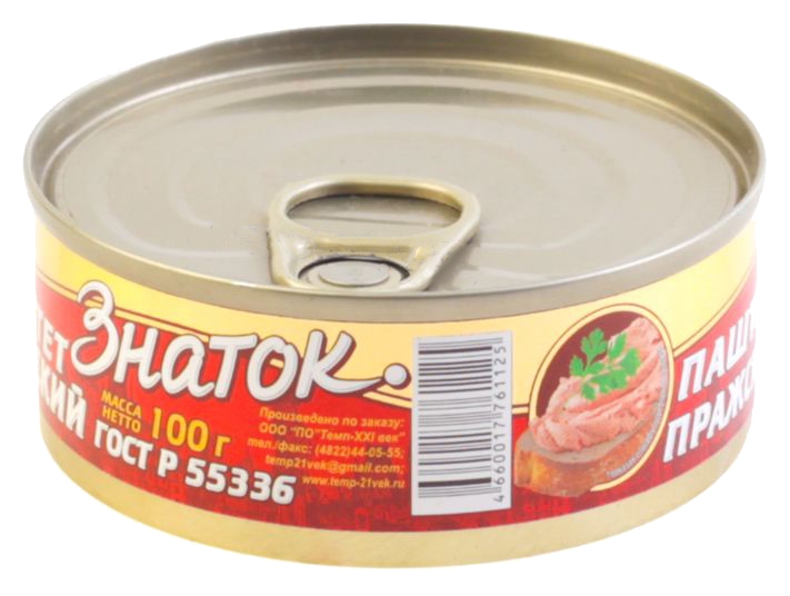 Паштет ЗНАТОК Пражский ж/б 100г