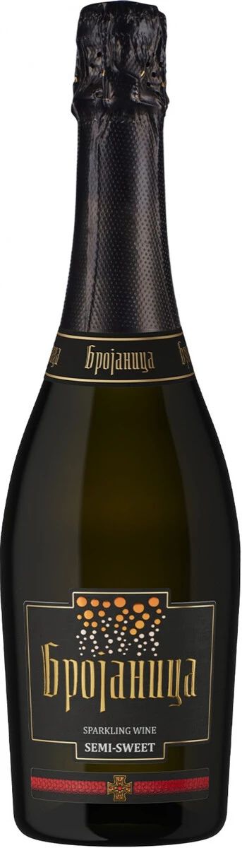 Игристое вино БРОЯНИЦА белое п/сл 12% ст/б 0.75л