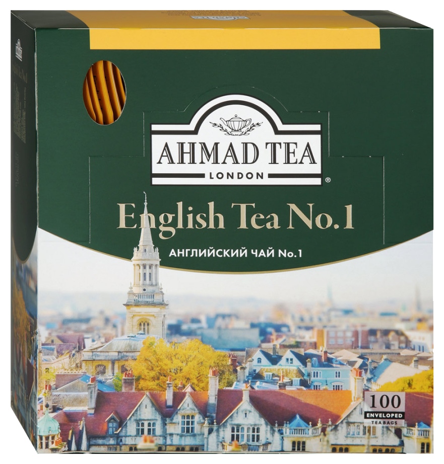 Чай АХМАД Английский №1 черный 100пак