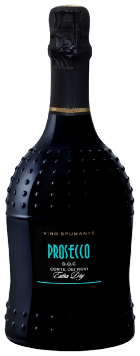 Игристое вино КОРТЕ ДЕЙ РОВИ Просекко Спуманте Экстра Драй белое сух 11% ст/б 0.75л