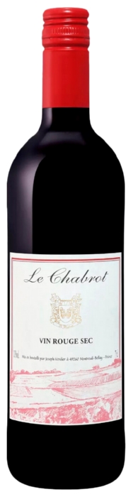 Вино ШАБРО красное сух 11% 0.75л