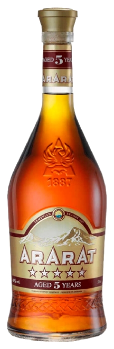 Коньяк АРАРАТ 5 лет 40% ПК 0.7л