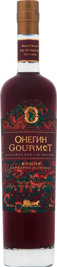 Настойка ОНЕГИН Гурмэ Вишня 20% ст/б 0.5л