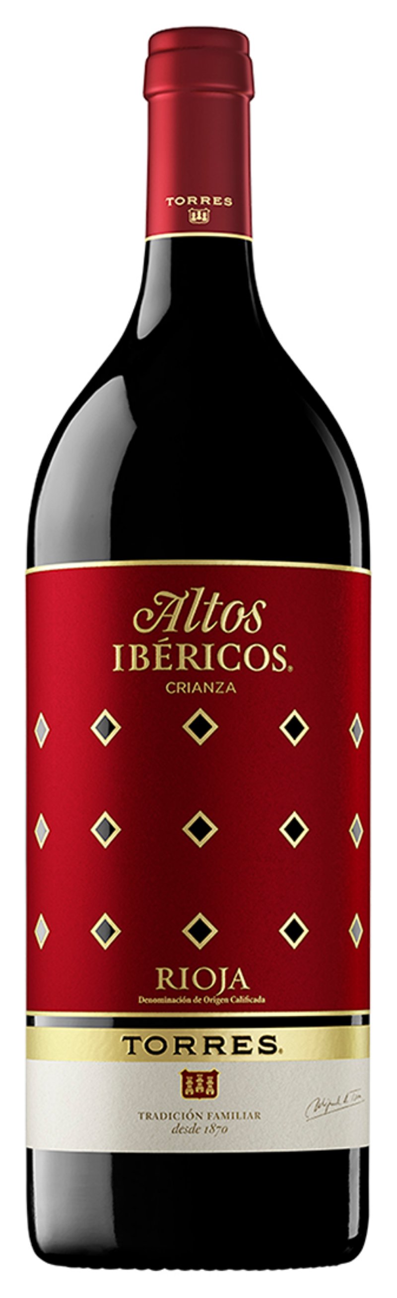 Вино ИБЕРИКОС РИОХА красное сух 14% 0.75л