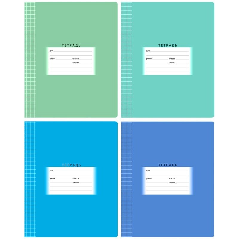 Тетрадь БИДЖИ Школьная клетка 12л