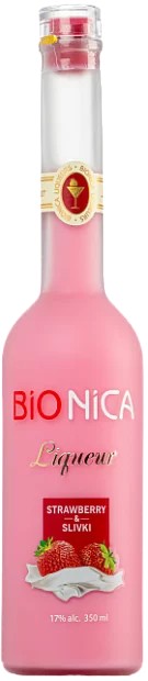 Ликер БИОНИКА Клубника Сливки 17% ст/б 0.5л