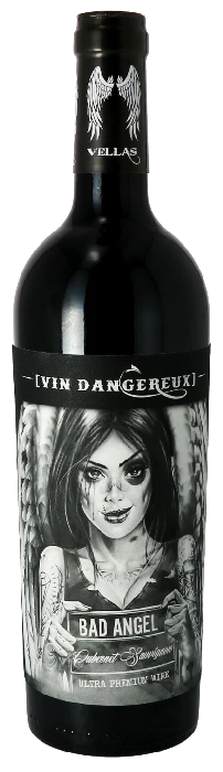 Вино БЭД ЭНДЖЕЛ Пэи Д'Ок красное п/сух 15% ст/б 0.75л