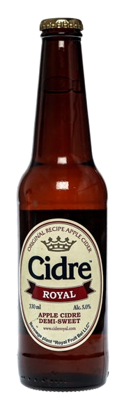 Сидр РОЯЛ ФРУТ ГАРДЕН Яблочный п/сл 5% ст/б 0.33л