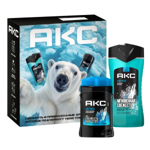 ПН АКС Айс чилл гель для душа 250мл+дезодорант 50мл
