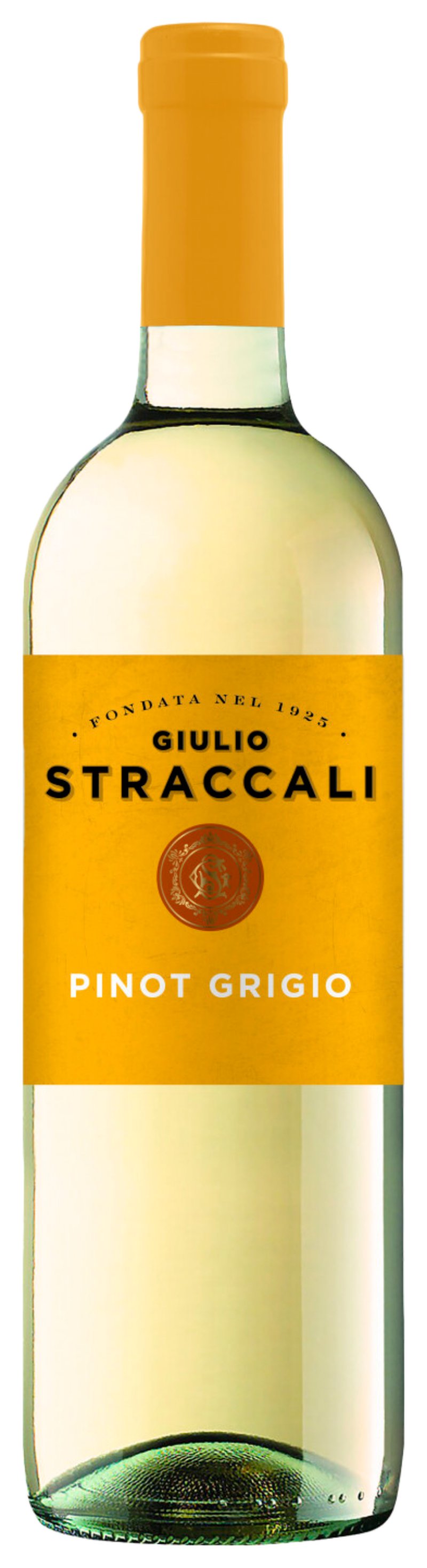 Вино СТРАККАЛИ Пино Гриджио белое сух 12% ст/б 0.75л