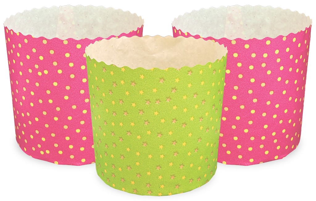 Форма для выпечки СВЕТЛЫЙ ПРАЗДНИК цветные 3шт