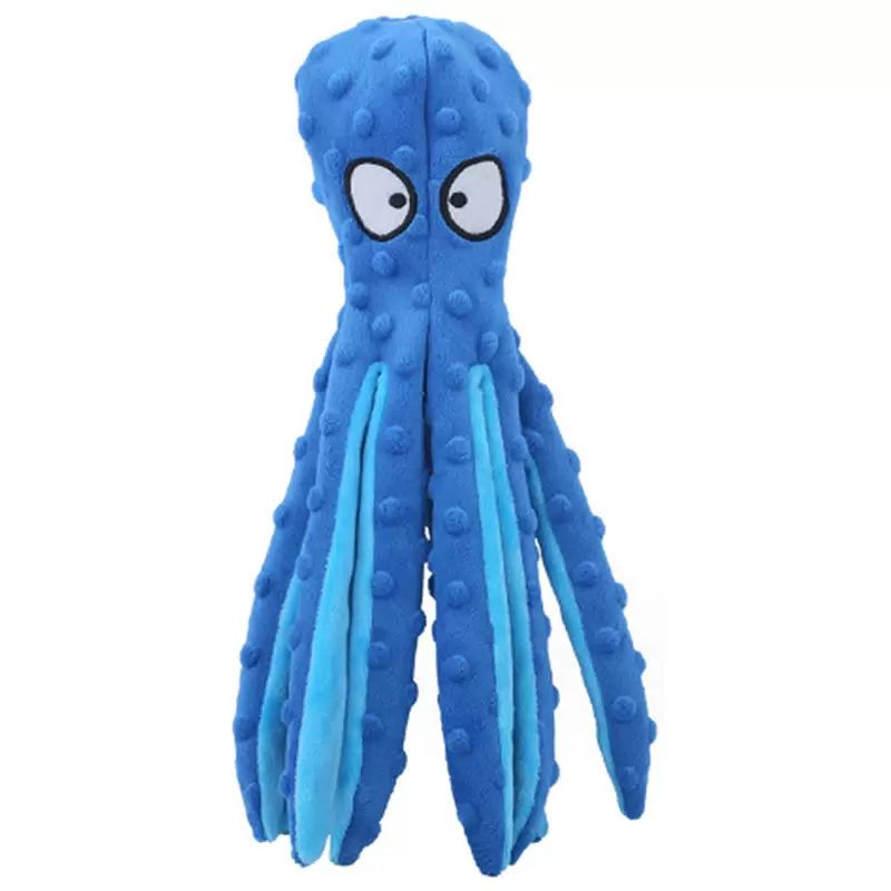 Игрушка-пищалка РЫЖИЙ КОТ Осьминог арт.108060