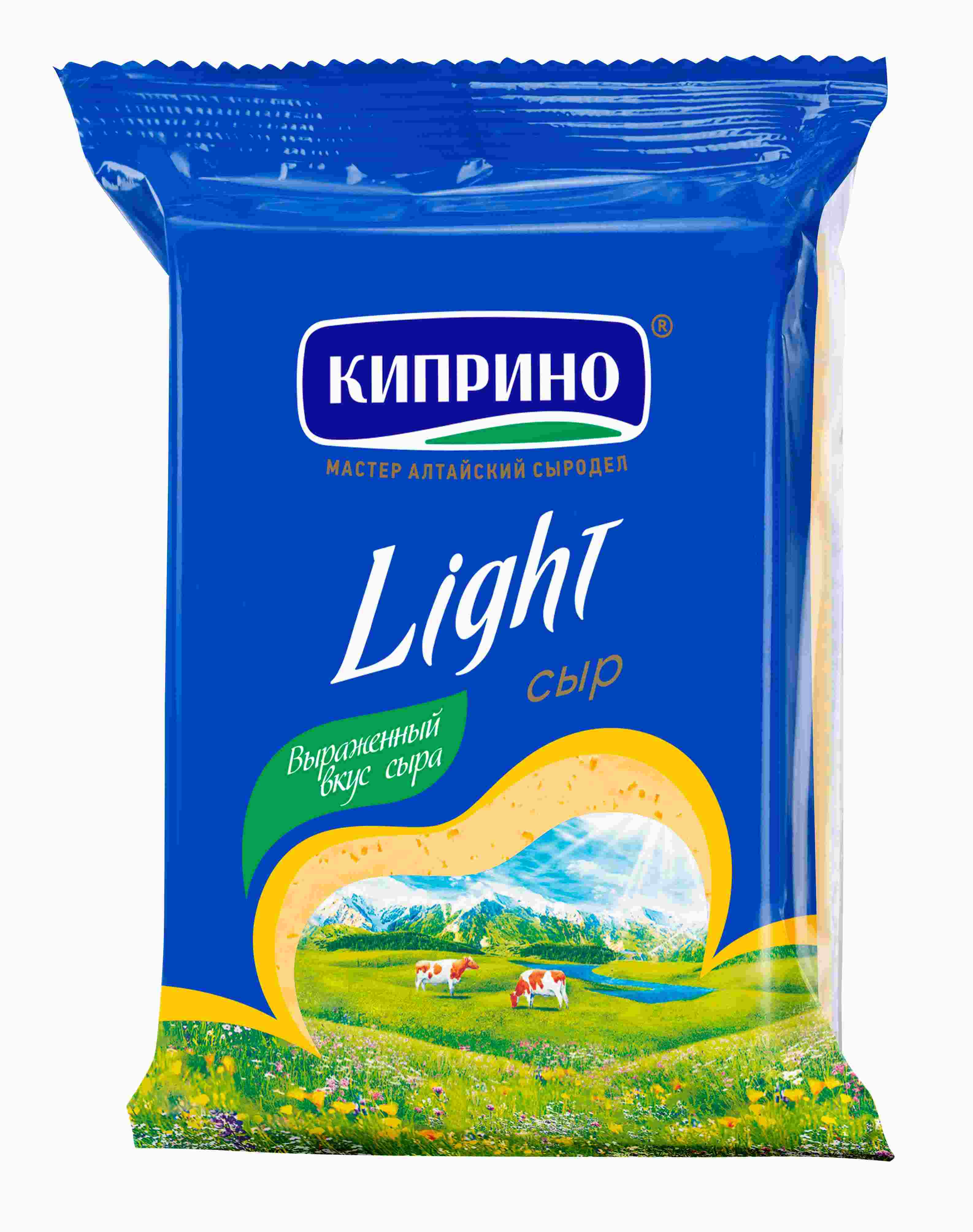 Сыр КИПРИНО Лайт бзмж 15% 200г