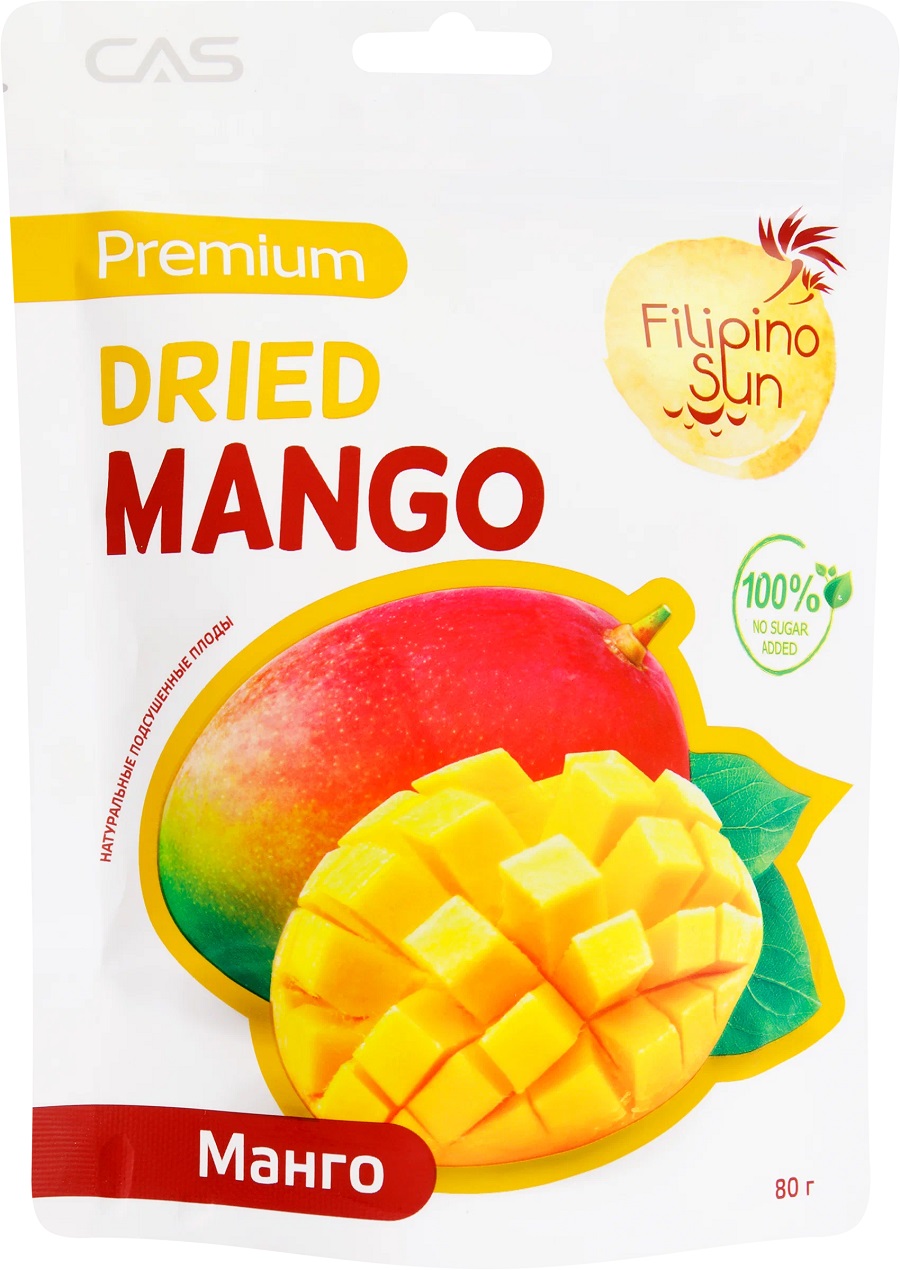 Манго ФИЛИПИНО САН сушеное 80г