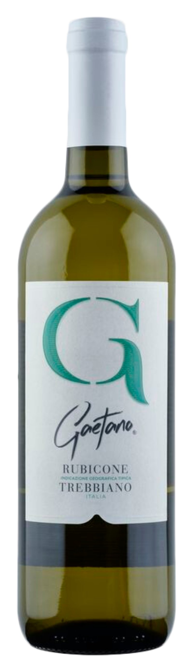 Вино ГАЭТАНО Треббьяно Рубиконе белое сух 12% ст/б 0.75л