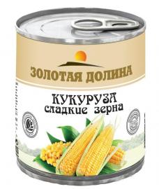 Кукуруза ЗОЛОТАЯ ДОЛИНА ж/б ключ 212мл