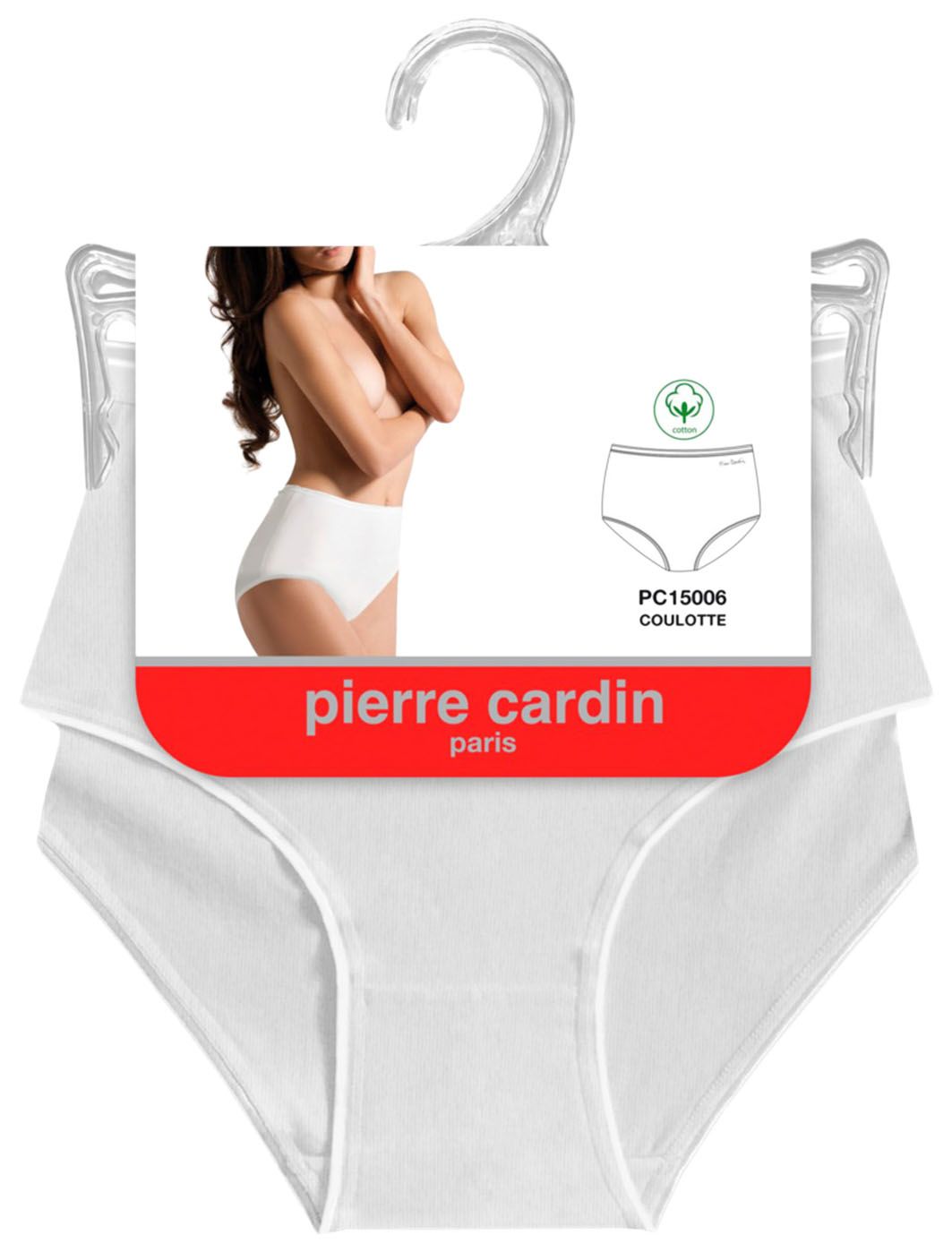 Трусы женские ПЬЕР КАРДЕН слип белые р.7 арт.PC15006
