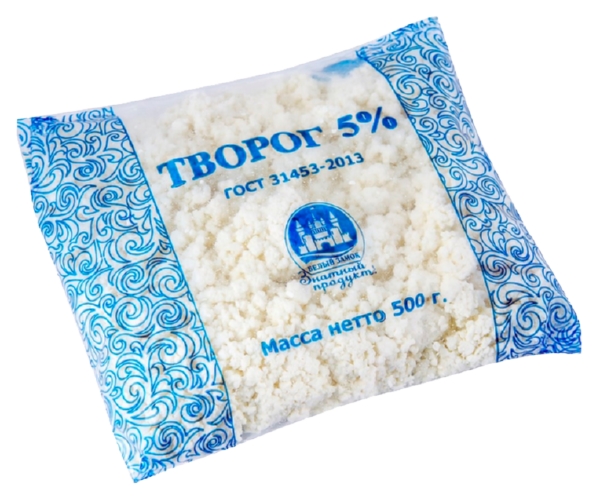 Творог БЕЛЫЙ ЗАМОК бзмж 5% 500г