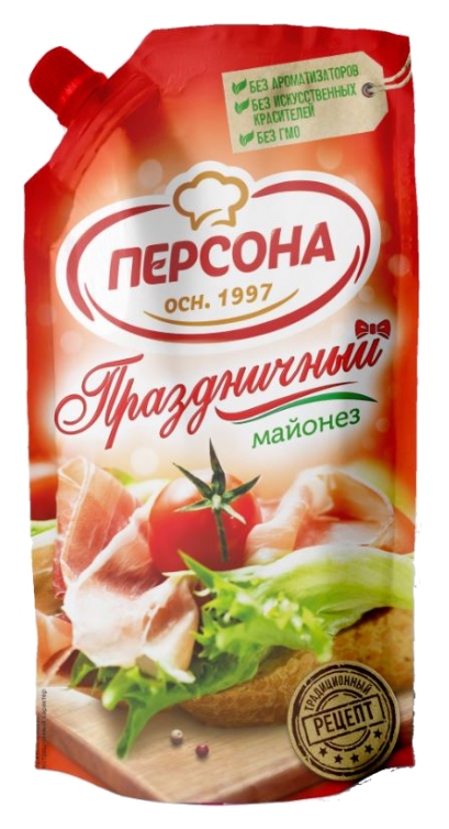 Майонез ПЕРСОНА Праздничный д/пак 800мл
