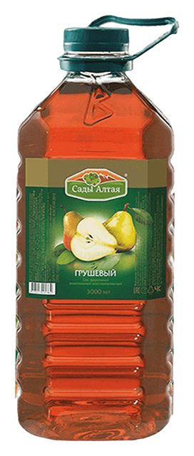 Сок САДЫ АЛТАЯ груша пэт 2л
