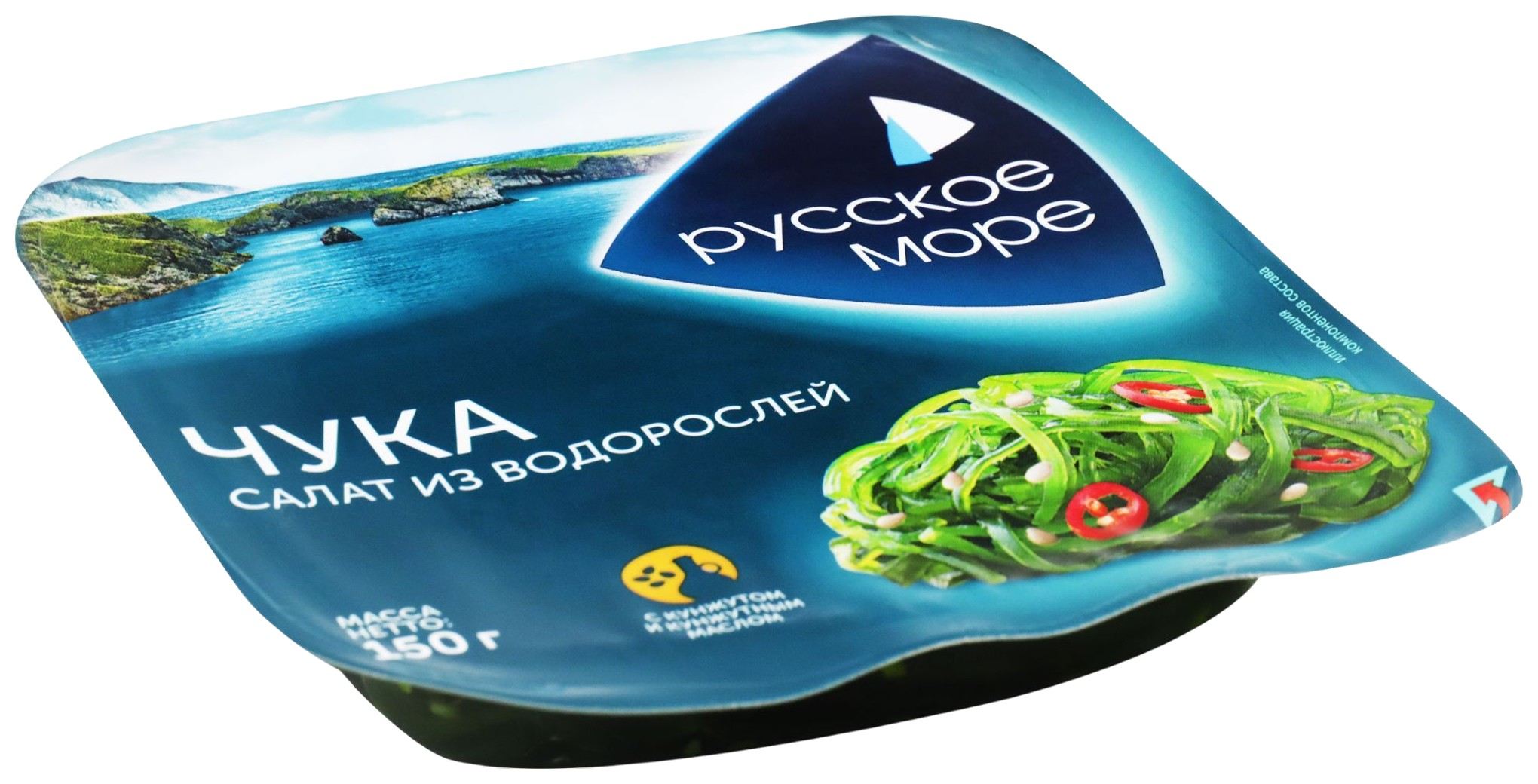 Салат из морских водорослей РУССКОЕ МОРЕ Чука 150г