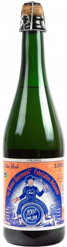 Сидр игристый СОРР Буше Бретон Гурман брют 4.5% ст/б  0.75л