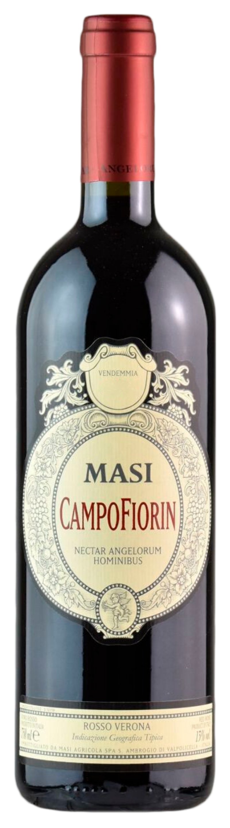 Вино МАЗИ Кампофьорин красное сухое 13% ст/б 0.75л