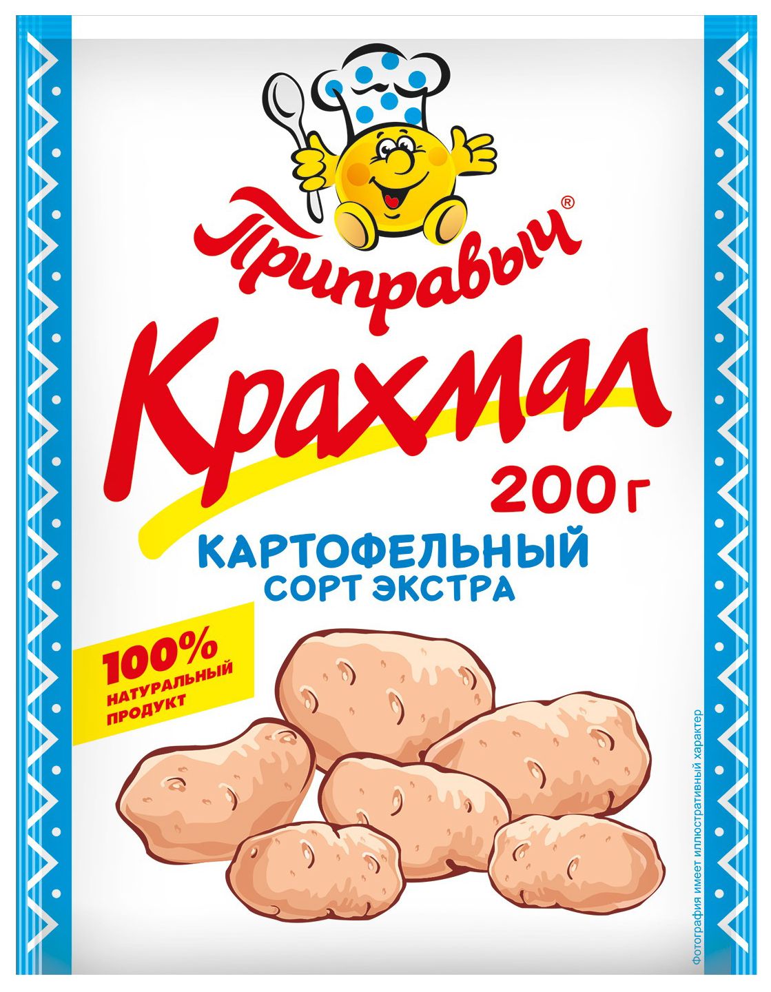 Крахмал ПРИПРАВЫЧ картофельный м/у 200г