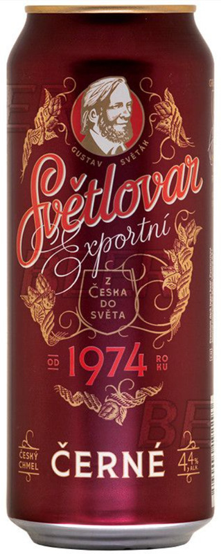 Пиво СВЕТЛОВАР Чернэ темное фильтрованное пастер 4.4% ж/б 0.5л